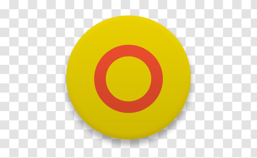 Circle Font - Yellow Transparent PNG