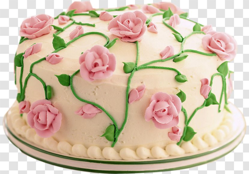 Birthday Cake Wedding Ice Cream Icing Bakery - Sugar Paste Transparent PNG