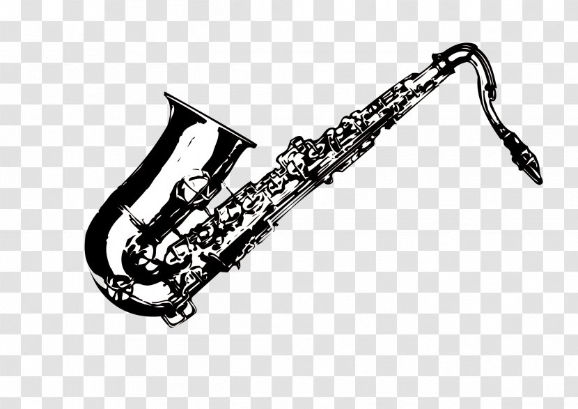 Brass Saxophone Copper - Mellophone - Vector Transparent PNG