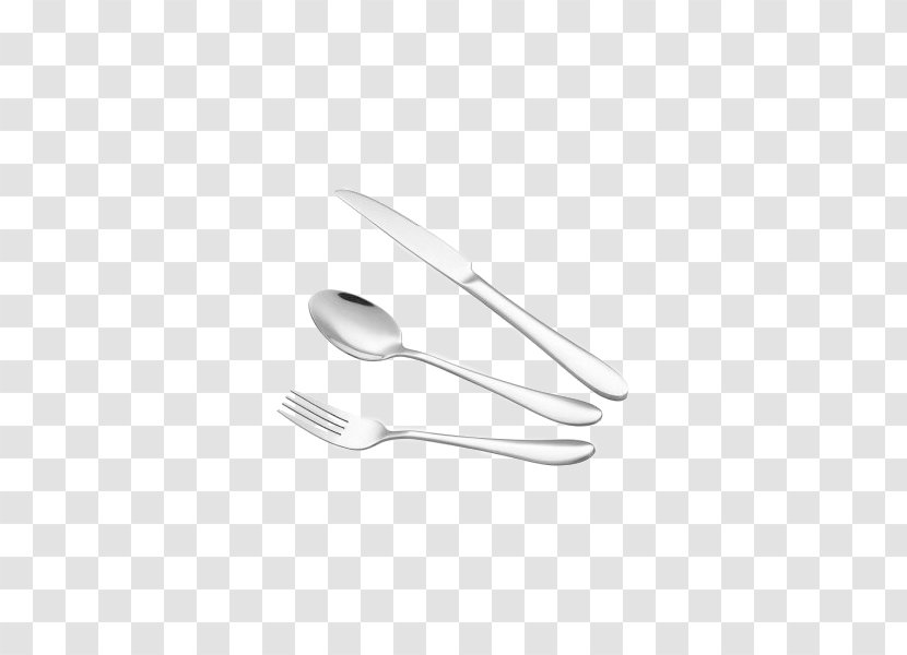 Spoon Knife Fork Cutlery - White - Exhibition Set Western And Transparent PNG