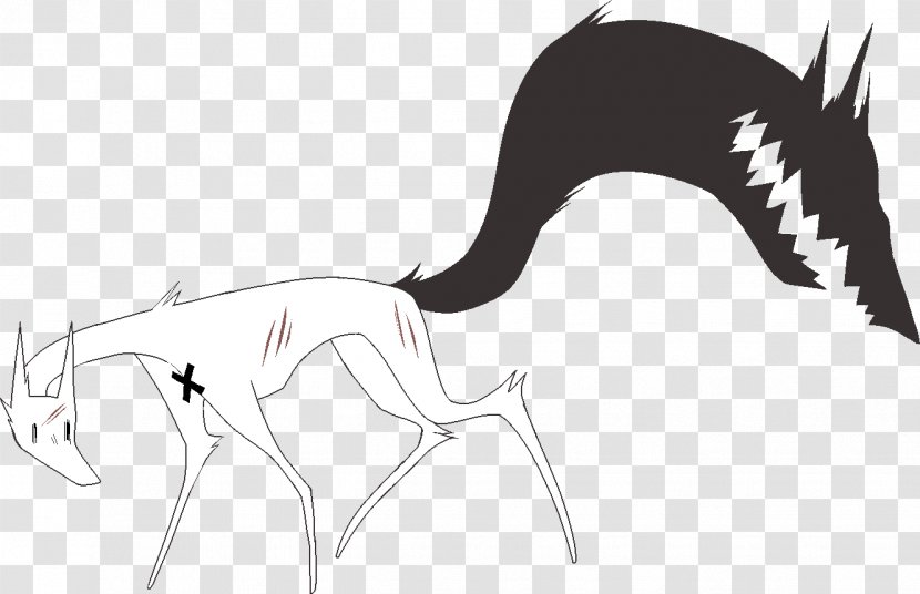 Giraffe Cattle Mammal Horse Deer - Silhouette - Big Bad Wolf Transparent PNG