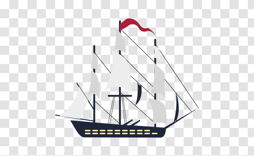 Sail Galleon Brigantine Ship Clip Art - Vento Transparent PNG