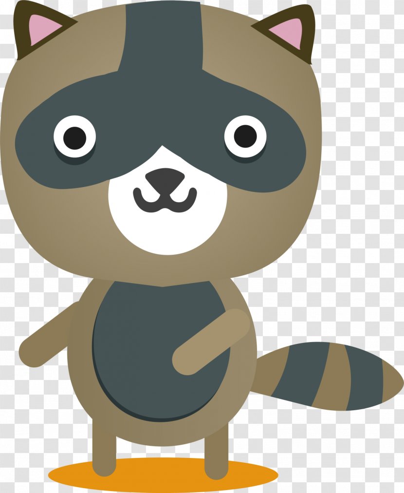 Raccoon Dog Cartoon Weasel Canidae - Bear - Brown Skunk Transparent PNG