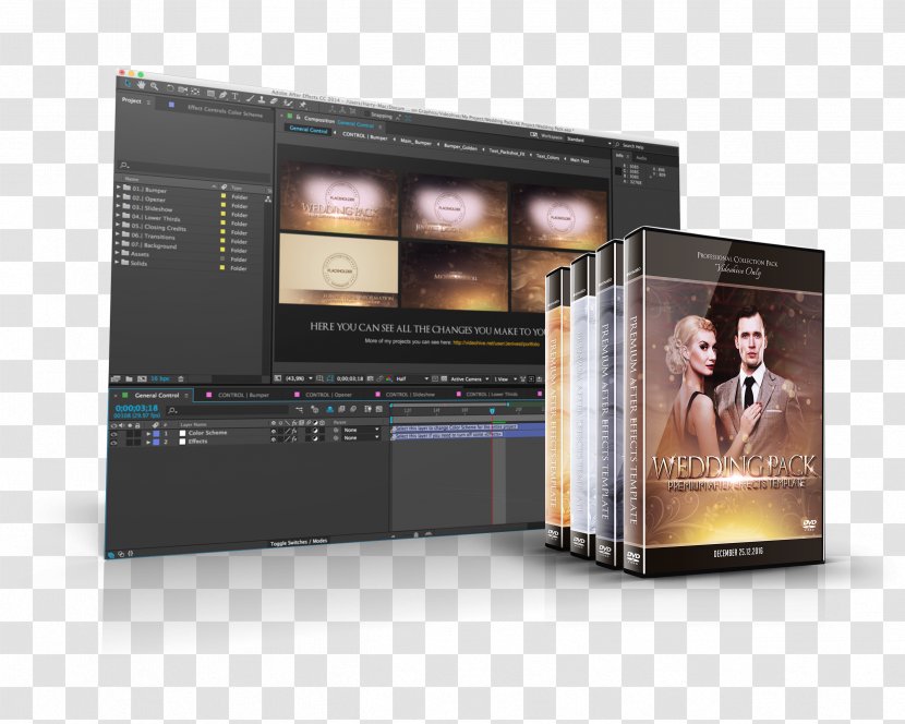 Computer Software Adobe After Effects Plug-in Download Wedding - Multimedia Transparent PNG