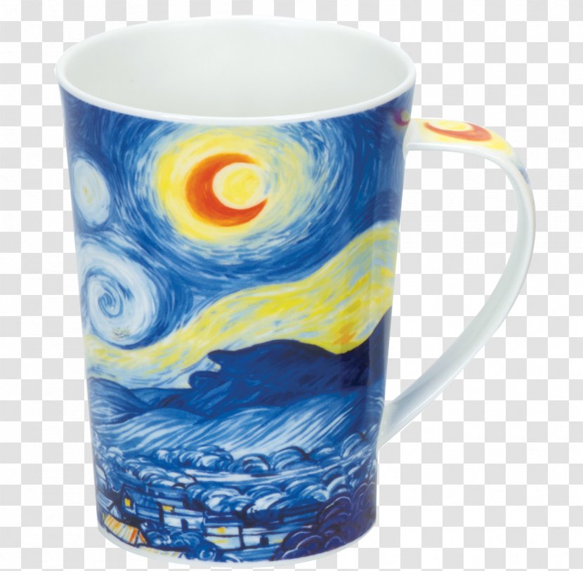 The Starry Night Dunoon Coffee Cup Impressionist Landscapes Mug Transparent PNG