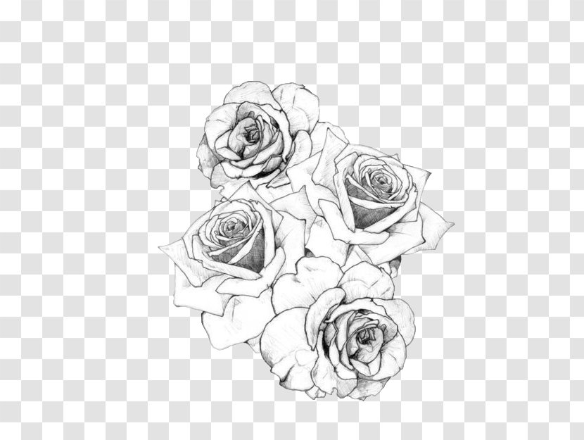 Tattoo Artist Drawing - Flowering Plant - White Throne Transparent PNG