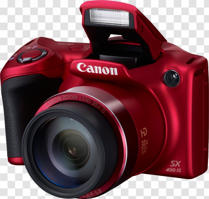 Canon PowerShot SX400 IS SX520 HS SX60 SX420 Point-and-shoot Camera - Lens Transparent PNG
