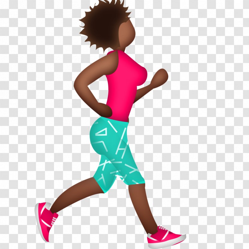 Running Emoji Marathon Training Exercise - Silhouette Transparent PNG