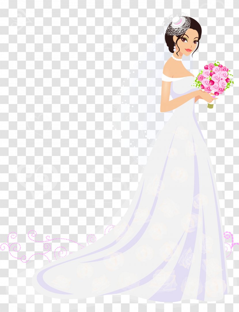 Bride Wedding Dress - Heart - Beautiful Transparent PNG