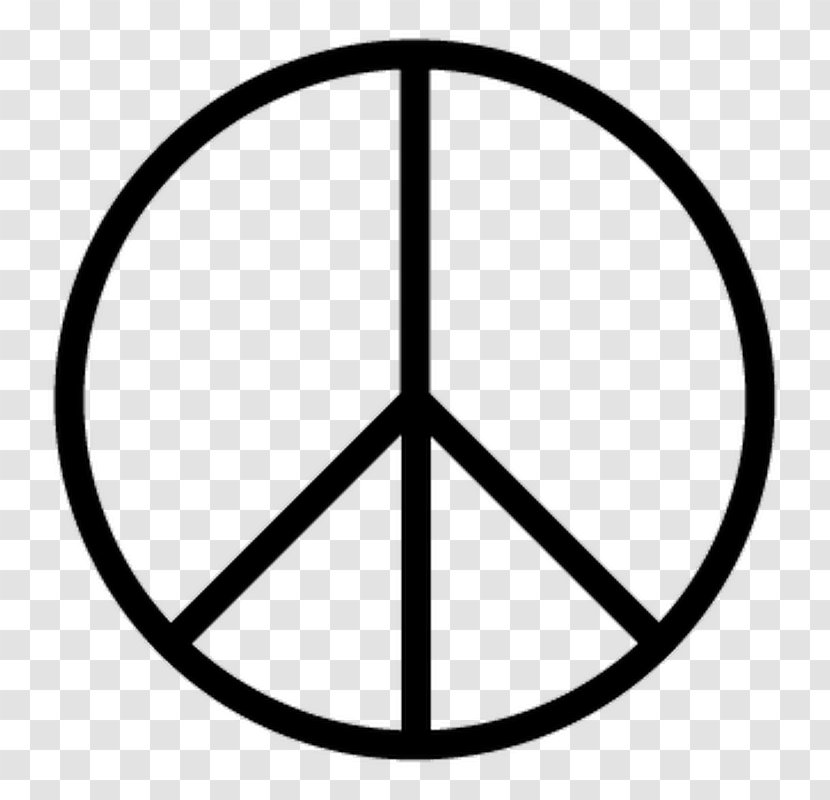 Peace Symbols Clip Art - Black And White - Love Transparent PNG