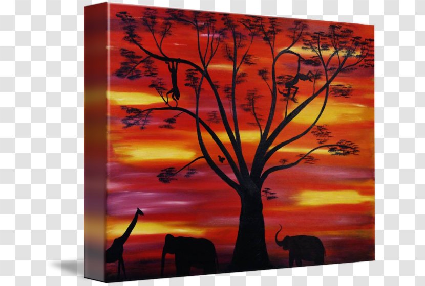 Painting Acrylic Paint Visual Arts Gallery Wrap - Canvas Transparent PNG