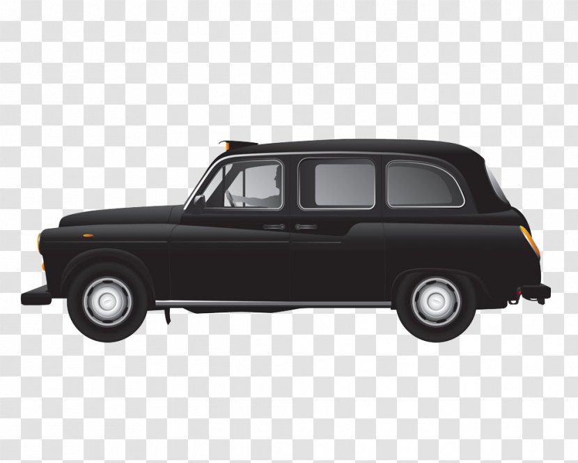 Taxi Hackney Carriage Stock Photography Royalty-free Clip Art - Fotosearch - Black Luxury Car Transparent PNG
