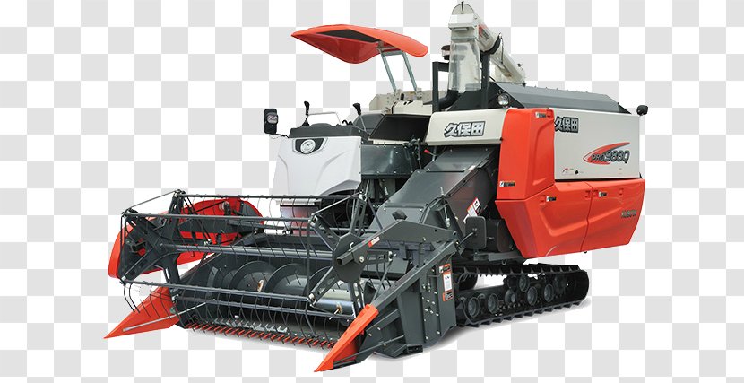 Kubota Corporation Combine Harvester Agricultural Machinery Rice Transplanter Рисозбиральний комбайн - Tractor Transparent PNG