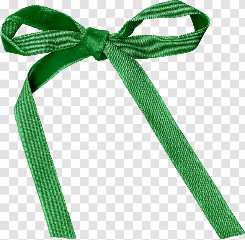 Ribbon Shoelace Knot Silk Gift - Natural Green Bow Transparent PNG