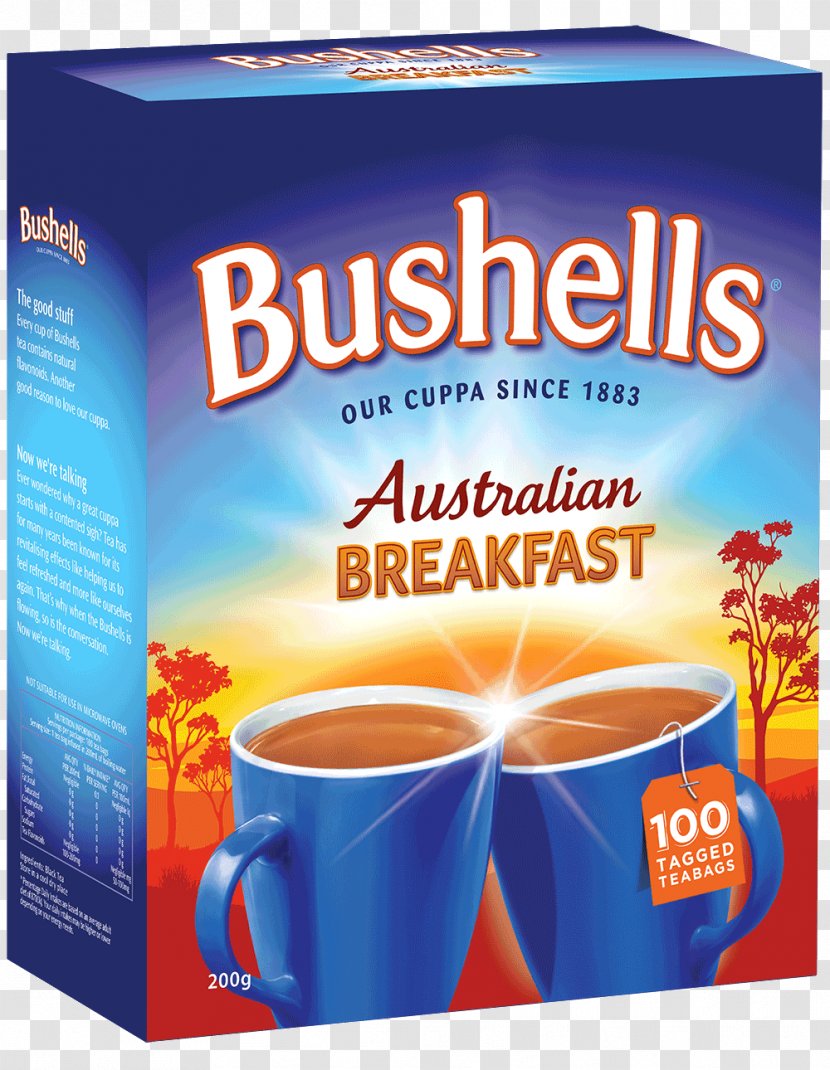 Tea Bag Instant Coffee English Breakfast Bushells - Shell Australia Transparent PNG