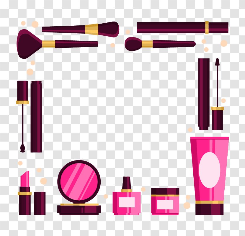 Cosmetics Euclidean Vector Kitchen Utensil Icon - Brand - Women Makeup Tools Material Transparent PNG