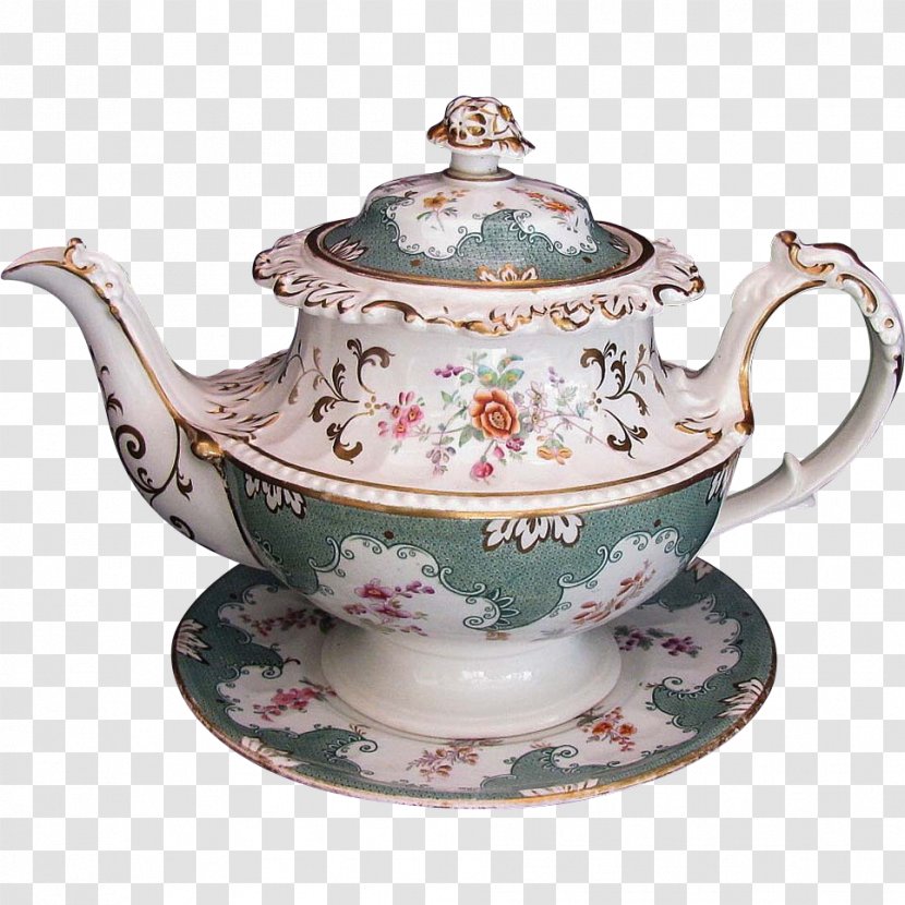Teapot Kettle Tableware Tea Set Porcelain - English Transparent PNG