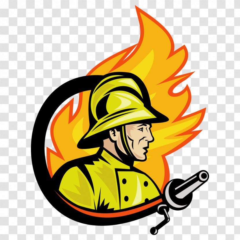 Fire Safety Firefighter Ministry Of Emergency Situations Security Volunteer Department - Yellow - Avatar Transparent PNG