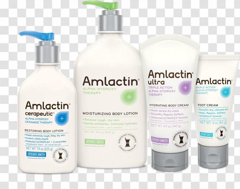 AmLactin Moisturizing Body Lotion Ultra Hydrating Cream Moisturizer Alpha Hydroxy Acid - Day Of The Crepe Transparent PNG