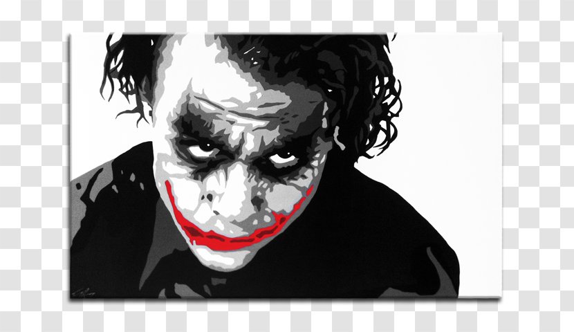 Heath Ledger Joker The Dark Knight Alfred Pennyworth Actor - Black Swan - Why So Serious Transparent PNG