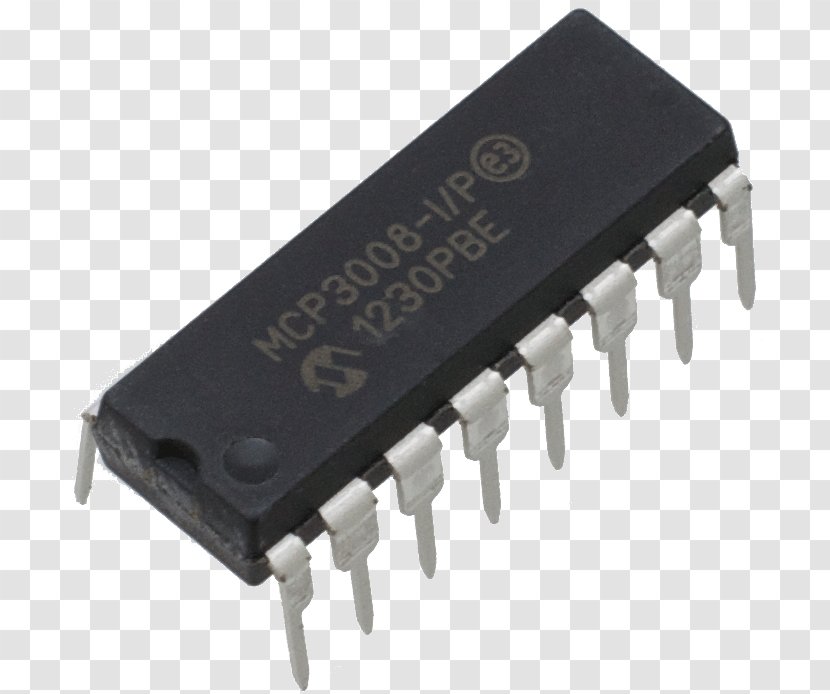 Analog-to-digital Converter PIC Microcontroller Integrated Circuits & Chips Electronics - Raspberry Pi - Semiconductor Transparent PNG