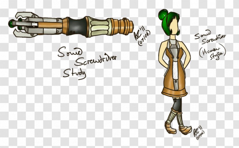 River Song Sonic Screwdriver Doctor Drawing - Weapon Transparent PNG