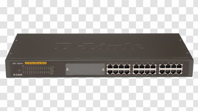 Network Switch Ethernet Hub D-Link Port Optical Fiber - Smart Flyer Transparent PNG