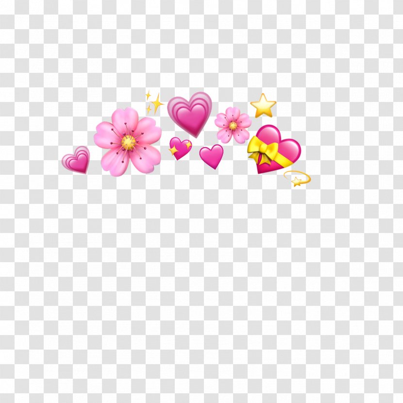 Emoji Heart Sticker Transparency - Petal Transparent PNG