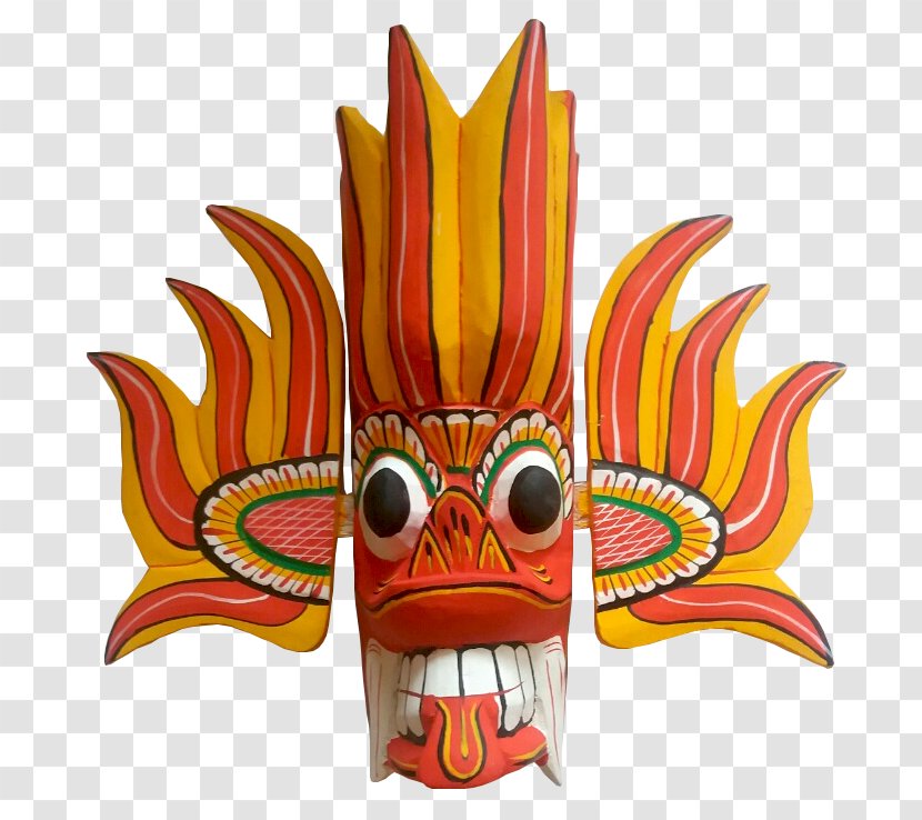Devil Mask Demons Of Sri Lanka Character - Mayura Transparent PNG