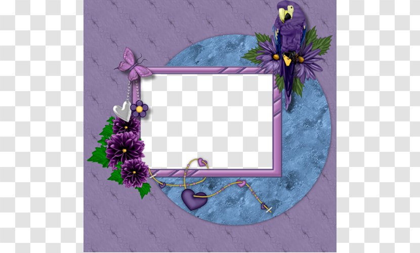 Picture Frames Painting - Lavender - Dream Purple Flowers Frame Material Transparent PNG