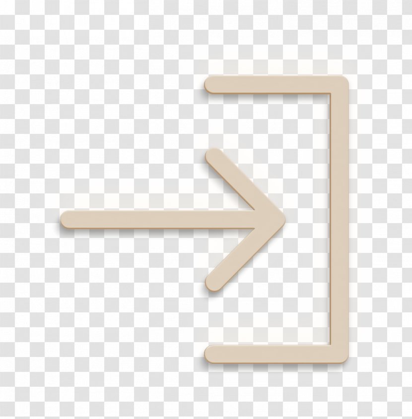 Authorize Icon Enter Login - Symbol - Beige Transparent PNG