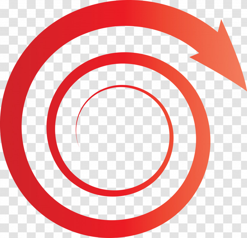 Spiral Arrow Transparent PNG