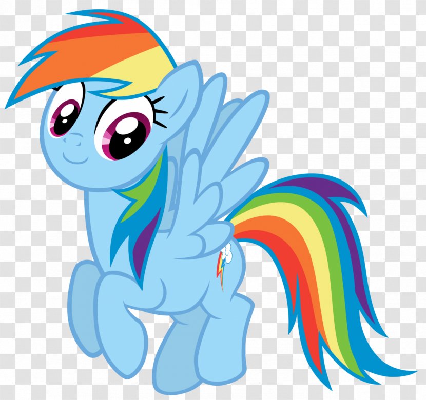 Rainbow Dash Pony Horse Les Ecuries De La Veore Fluttershy - Character - Hovering Vector Transparent PNG