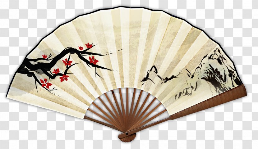 Hand Fan Icon - Watermark - Classical Fans Transparent PNG