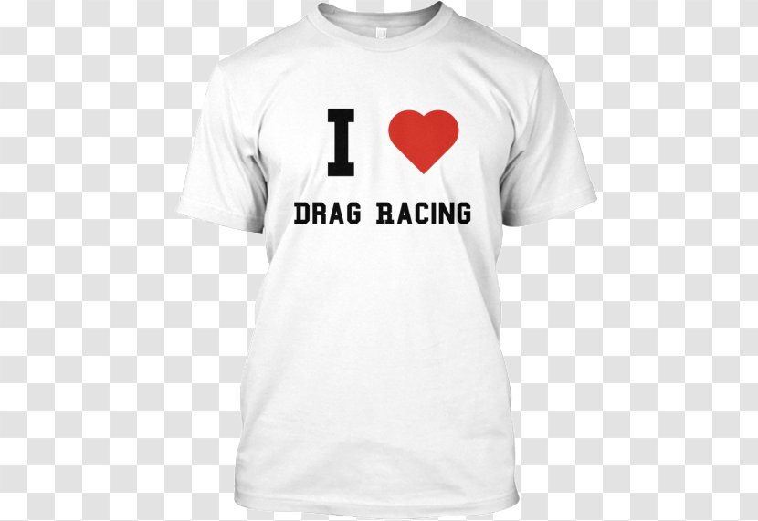 T-shirt Clothing Hoodie Top - Heart - Drag Strip Transparent PNG