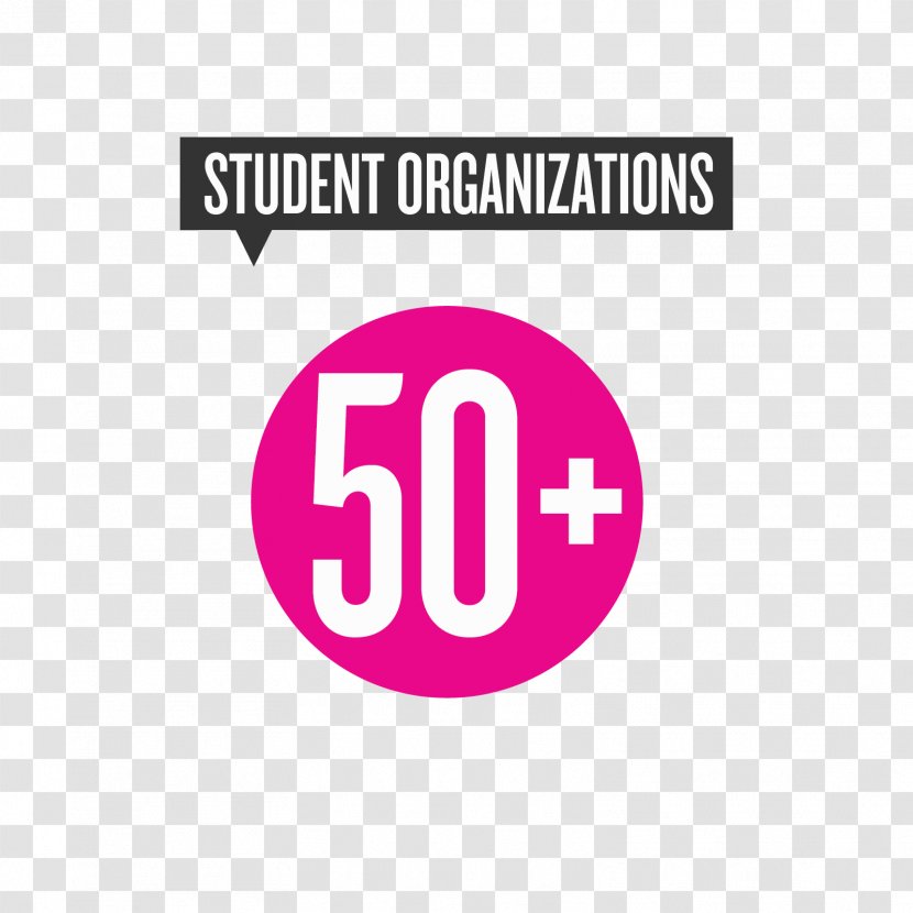 Logo Student Society Number Brand - Magenta Transparent PNG