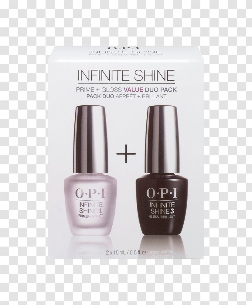 OPI Products Infinite Shine2 Shine Base + Gloss Top Coat Primer - Opi Nail Lacquer - Polish Transparent PNG
