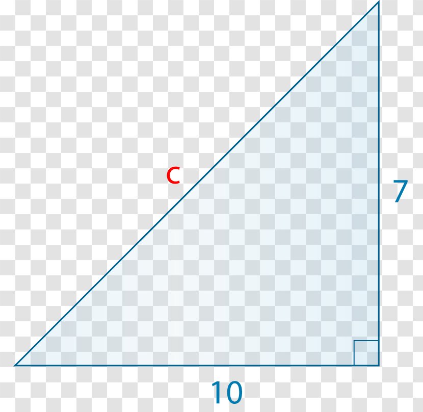 Pythagorean Theorem Right Triangle Hypotenuse - Perpendicular Transparent PNG