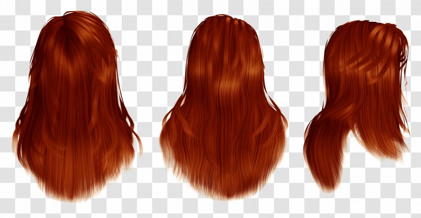Wig Long Hair Clip Art - Coloring Transparent PNG