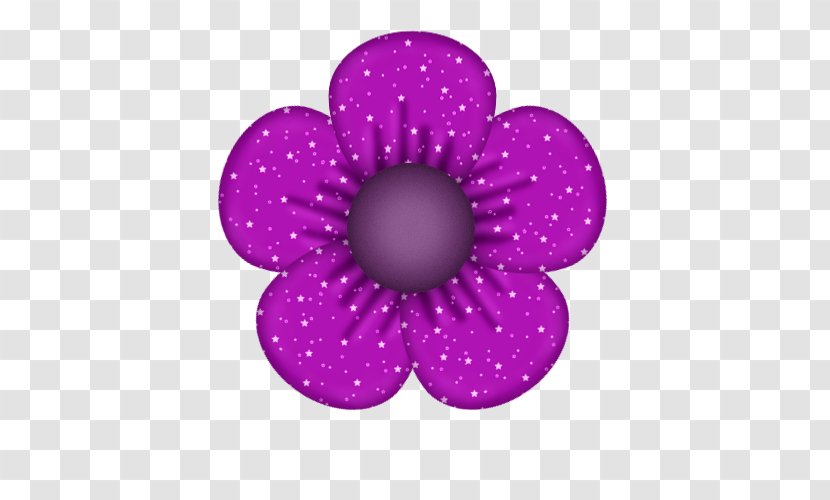 Pink Flower Cartoon - Purple - Magenta Transparent PNG