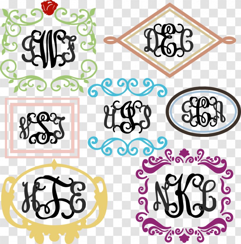 Wedding Invitation Monogram Craft Pattern - Letter Transparent PNG