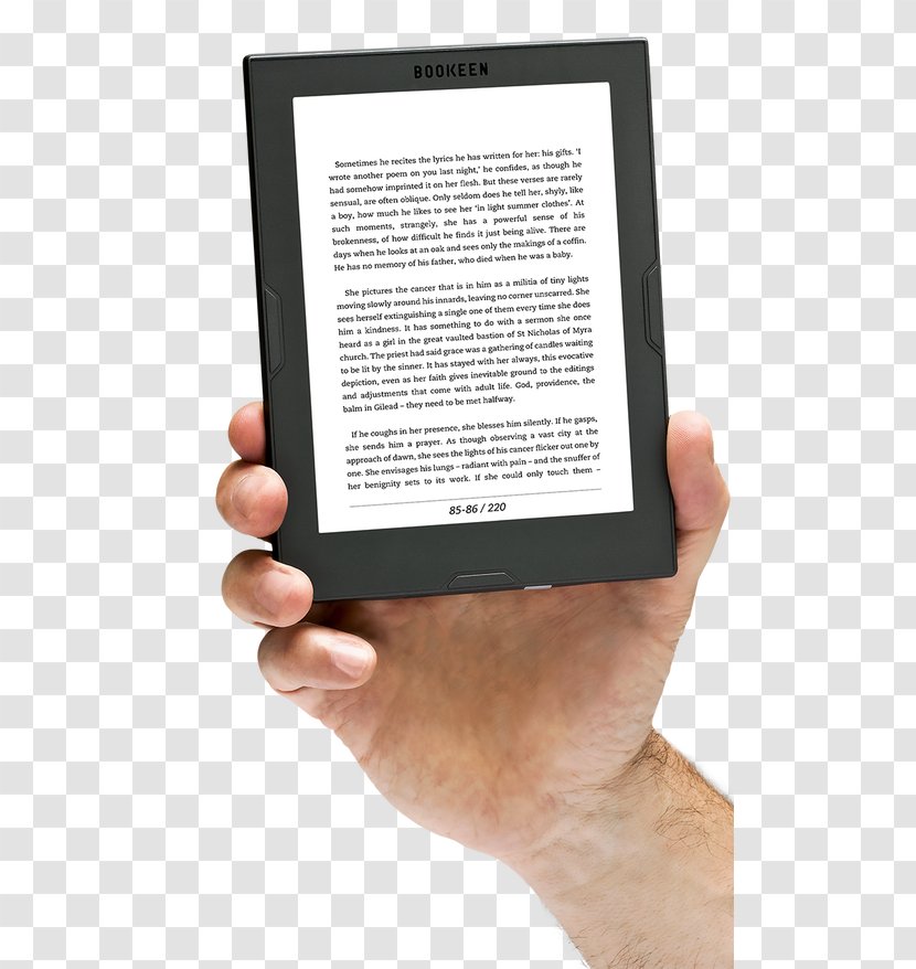 Comparison Of E-readers Amazon.com Cybook Orizon Bookeen - Sony Reader - Book Transparent PNG