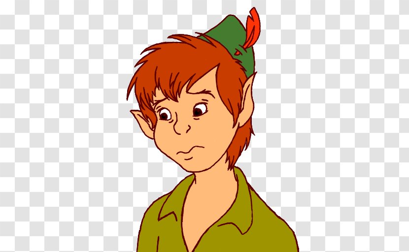 Face Hair Arm Forehead Cheek - Frame - Peter Pan Transparent PNG