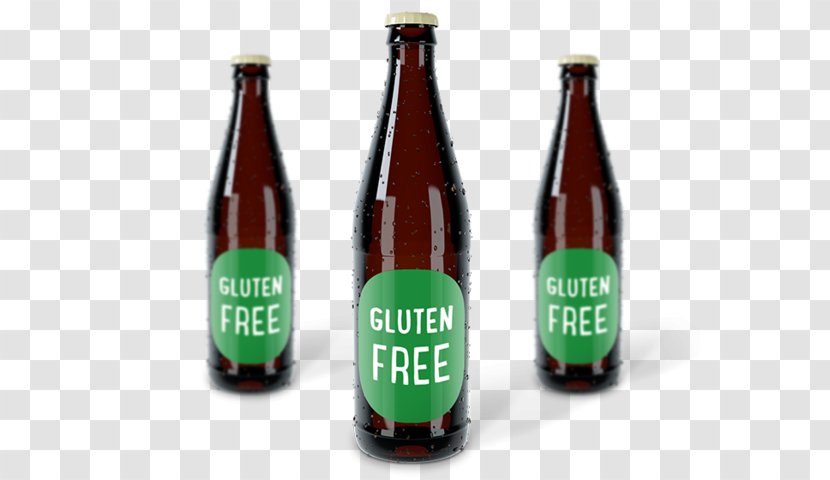 Beer Bottle Glass - Labels Transparent PNG