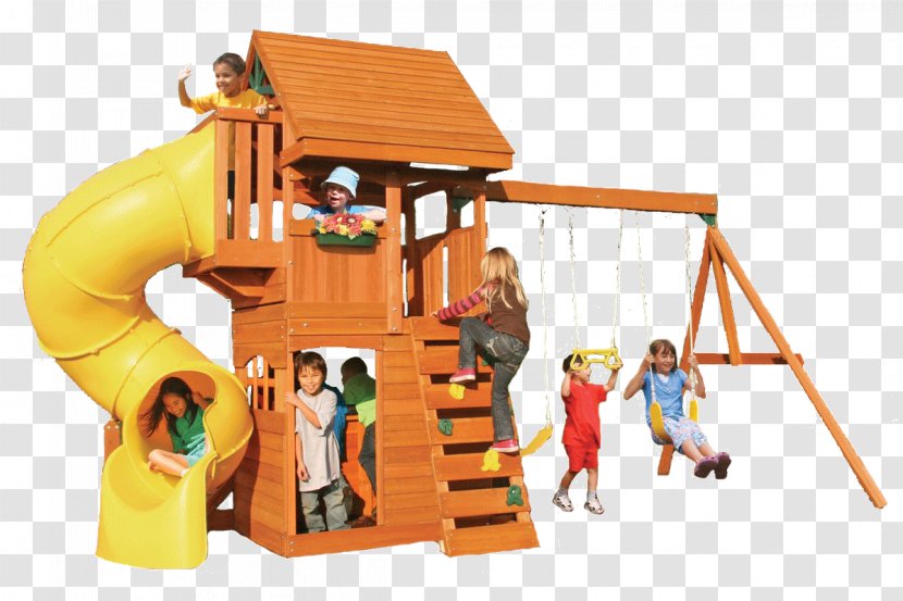 Swing Outdoor Playset Jungle Gym Wood - Toy - Climbing Transparent PNG