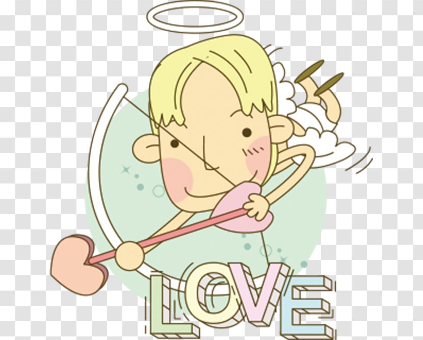 Cartoon Illustration - Heart - God Of Love Transparent PNG