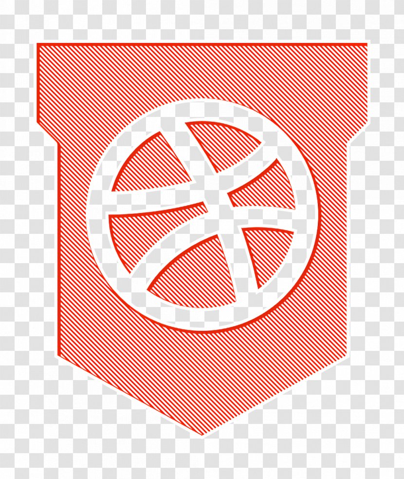 Social Media Icons Background - Dribbble Icon - Emblem Logo Transparent PNG