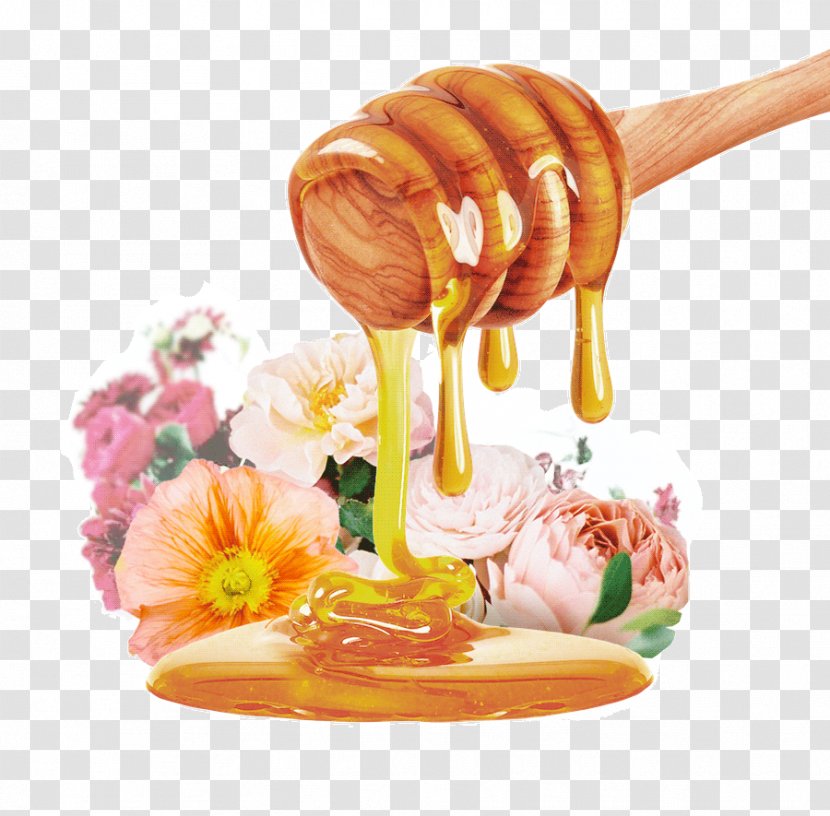 Bee Honeycomb Comb Honey Syrup Transparent PNG