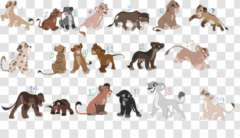 Cat Lion Dog Breed Clip Art - Organism - Cub Transparent PNG