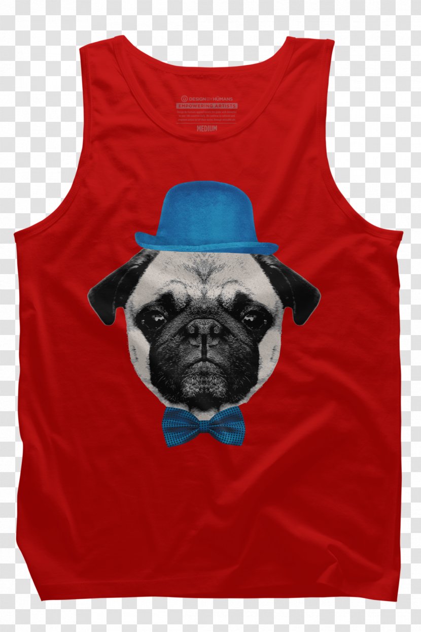 Pug T-shirt French Bulldog Dog Breed - Like Mammal - Face Transparent PNG
